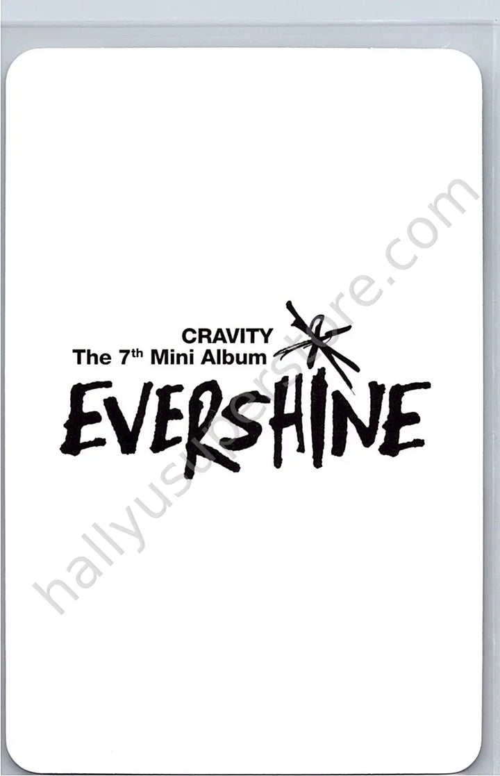 CRAVITY - Hyeongjun - EVERSHINE afterglow version album photocard