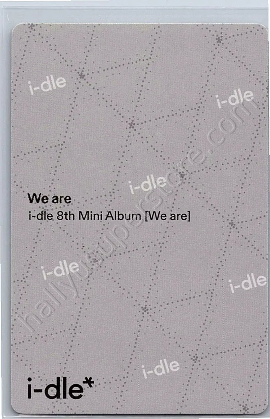 i-dle - Minnie - We are album photocard jewel case version