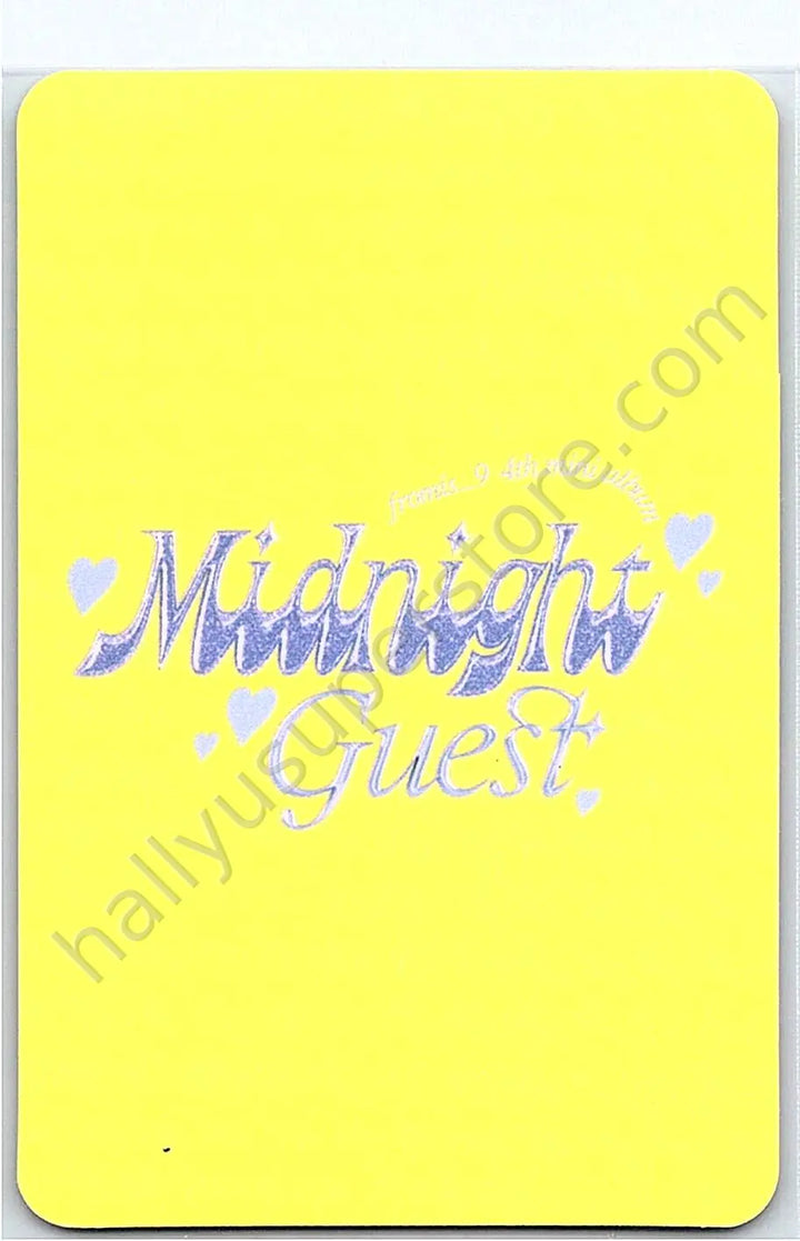 fromis_9 - Jiwon - Midnight Guest after midnight version album photocard