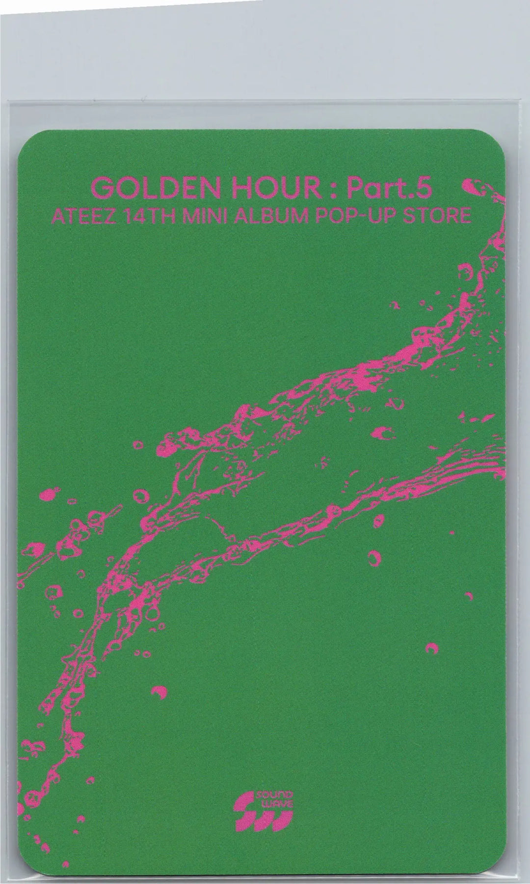 ATEEZ "GOLDEN HOUR : Part.5" - POP-UP STORE Official MD Event Photocard [26.06.26][Restocked 06/29]