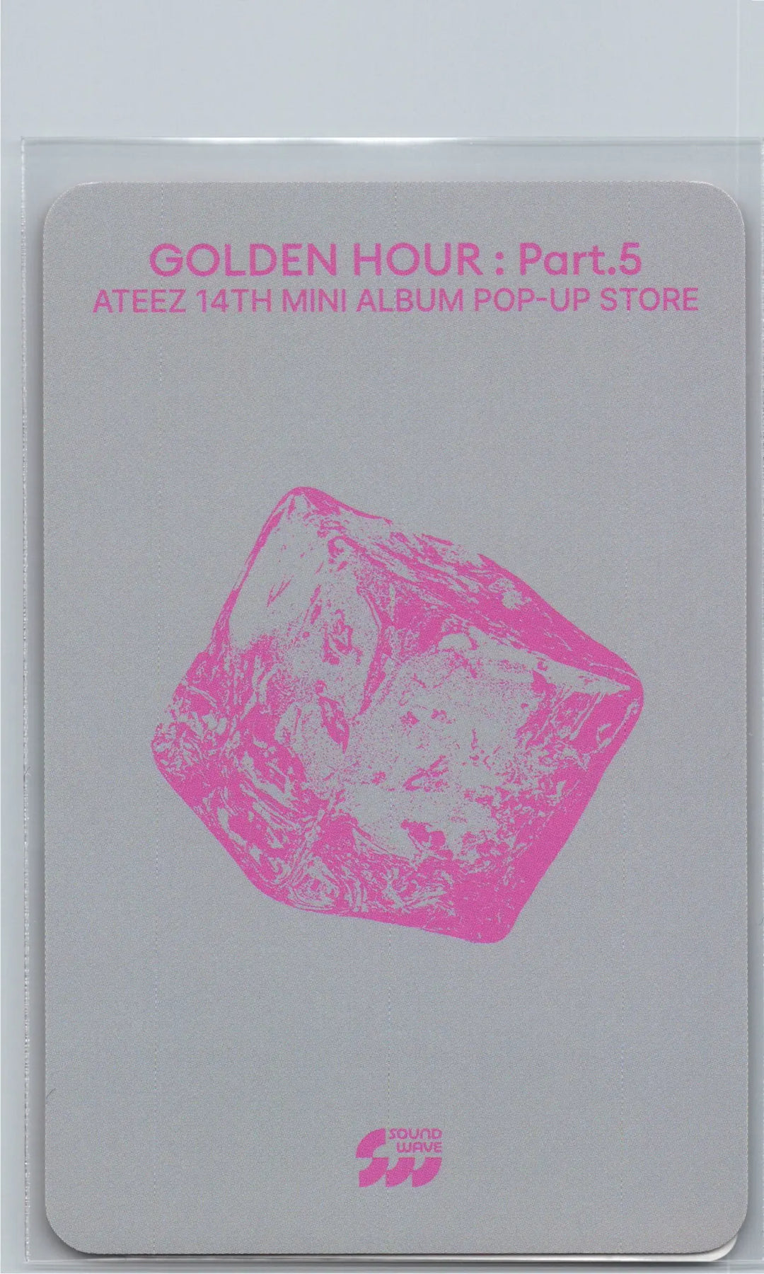 ATEEZ "GOLDEN HOUR : Part.5" - Soundwave POP-UP Lucky Draw Event Photocard, Card Sticker [26.06.26]