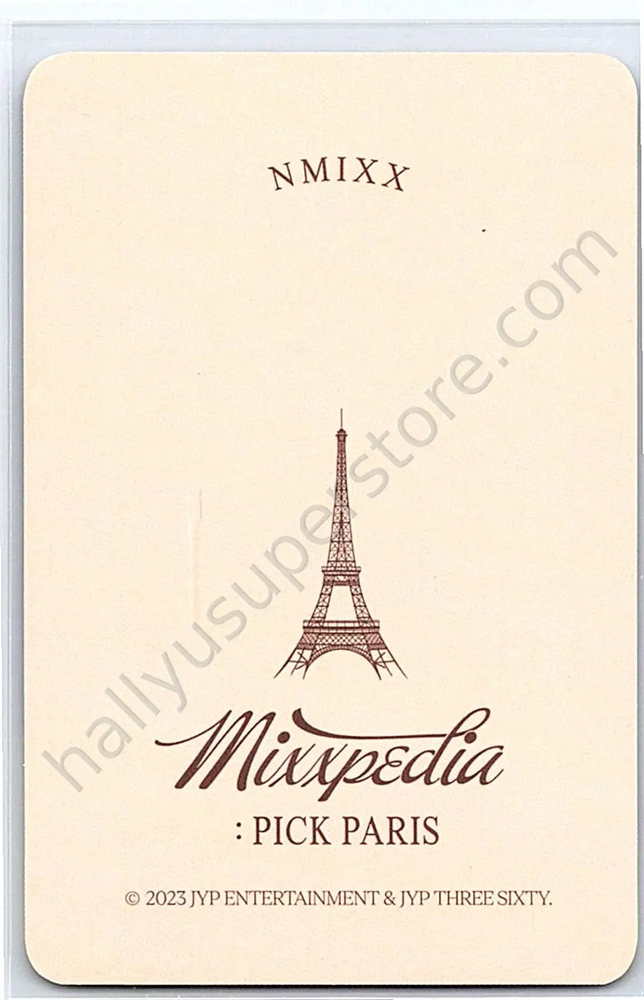 NMIXX - Sullyoon - MIXXPEDIA : PICK PARIS B version photocard set