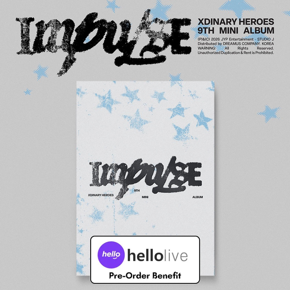[Pre-Order] Xdinary Heroes - 9th Mini Album [IMPULSE] (POSTCARD BOOK Ver.) + Pre-Order Benefit (Choose Version)