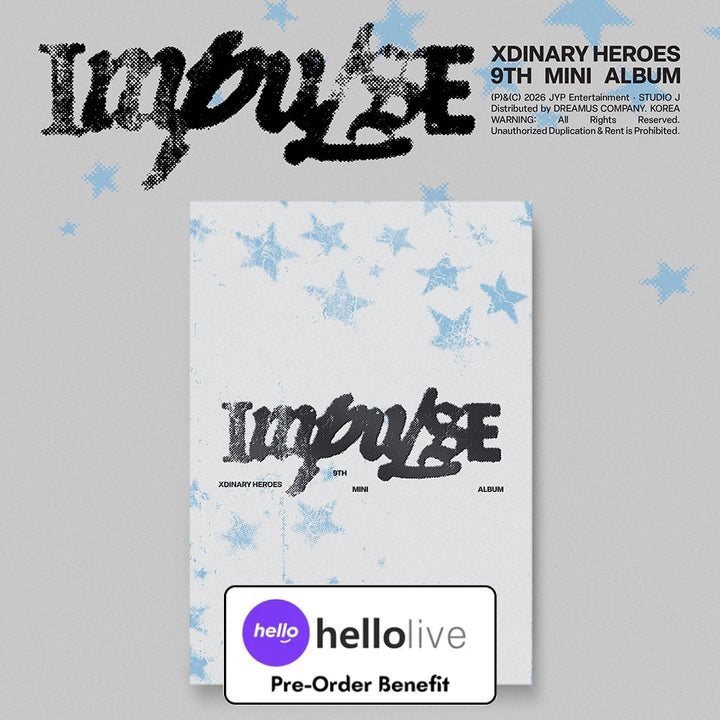 [Pre-Order] Xdinary Heroes - 9th Mini Album [IMPULSE] (POSTCARD BOOK Ver.) + Pre-Order Benefit (Choose Version)