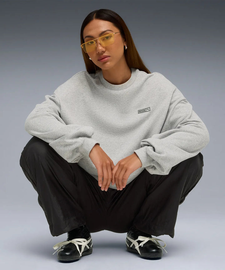 ROSE X PUMA - Oversized Crew TR - Flat Light Gray / 633803-10