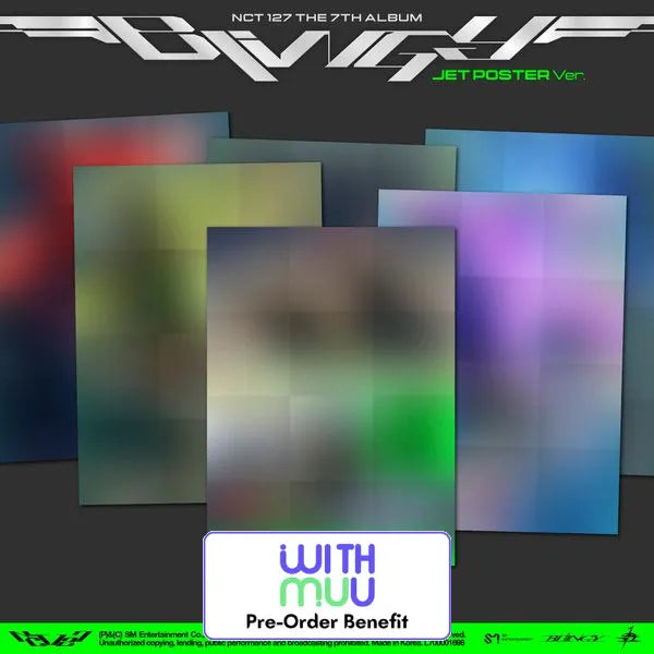 [Pre-Order] NCT 127 - 7th Album [BLINGY] (JET Poster Ver.) + Pre-Order Benefit (Choose Version)