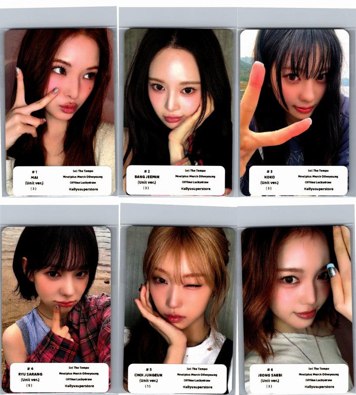 IZNA "SET THE TEMPO" - Olive Young Lucky Draw Event Photocard (UNIT Ver.) [26.06.09]