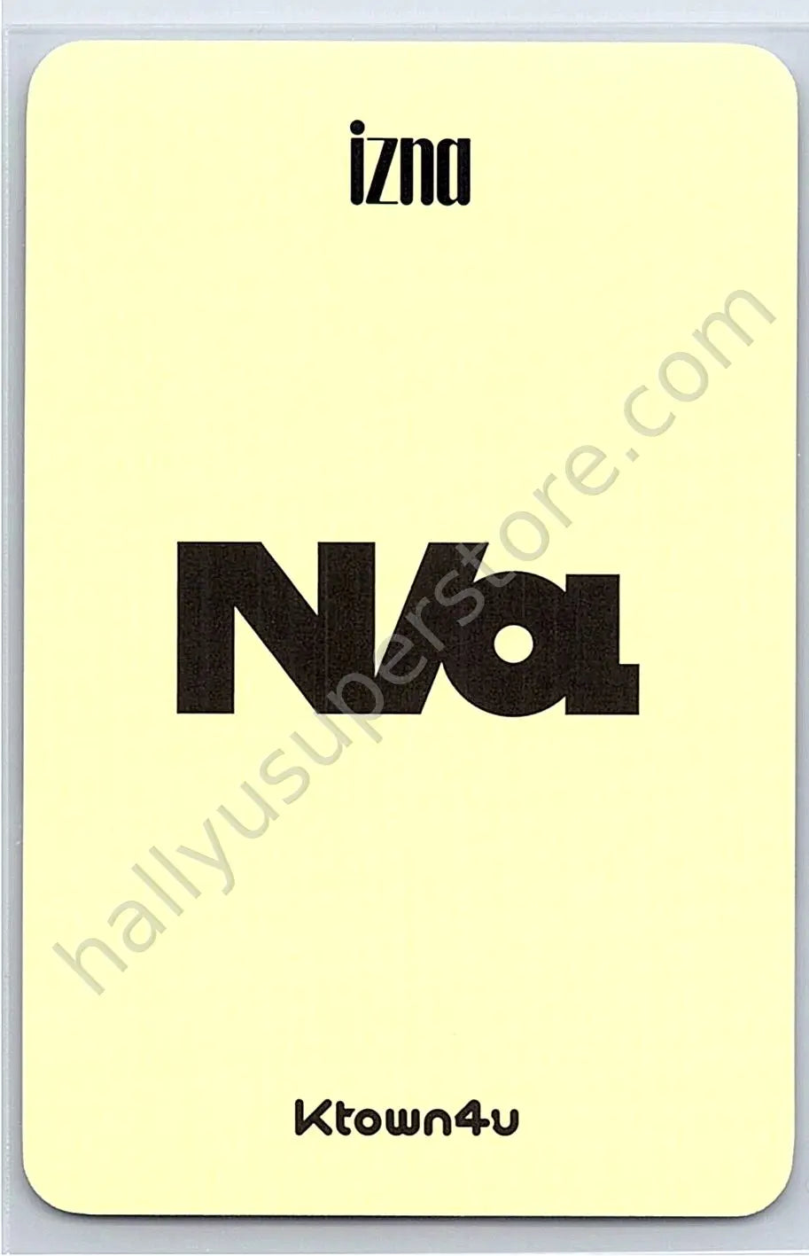 izna - Choi Jungeun - N/a fansign ktown4u nemo version pob (pre-order benefit)