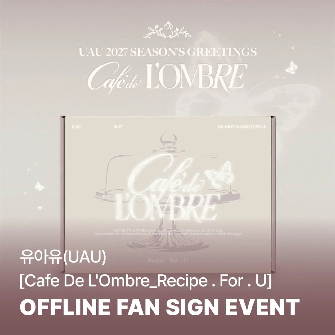 [Hallyu4U - Fansign] (1/10) SoundWave - UAU / 2027 SEASON’S GREETINGS [Cafe De L'Ombre_Recipe . For . U] [Offline Fansign Event]