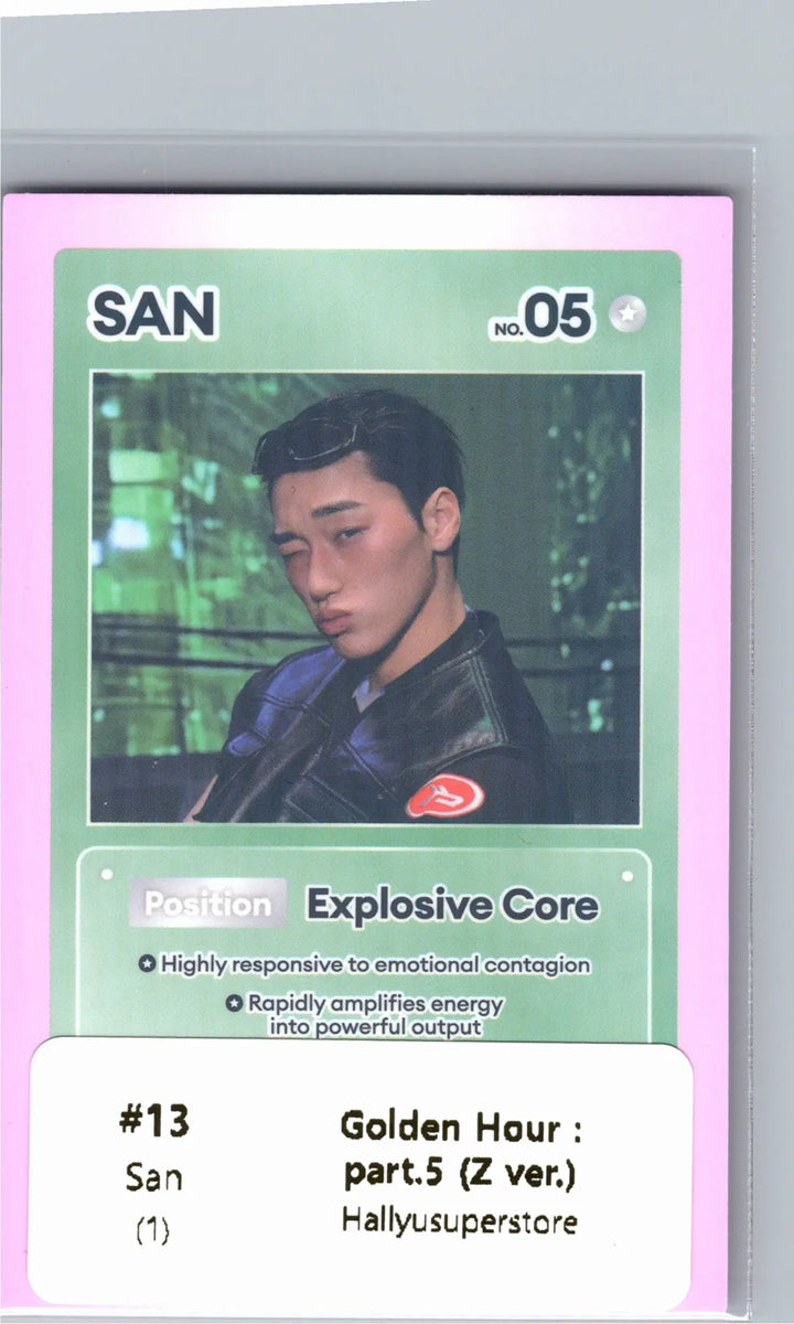 ATEEZ "GOLDEN HOUR : Part.5" - Official Photocard (Z ver.) [26.06.26]