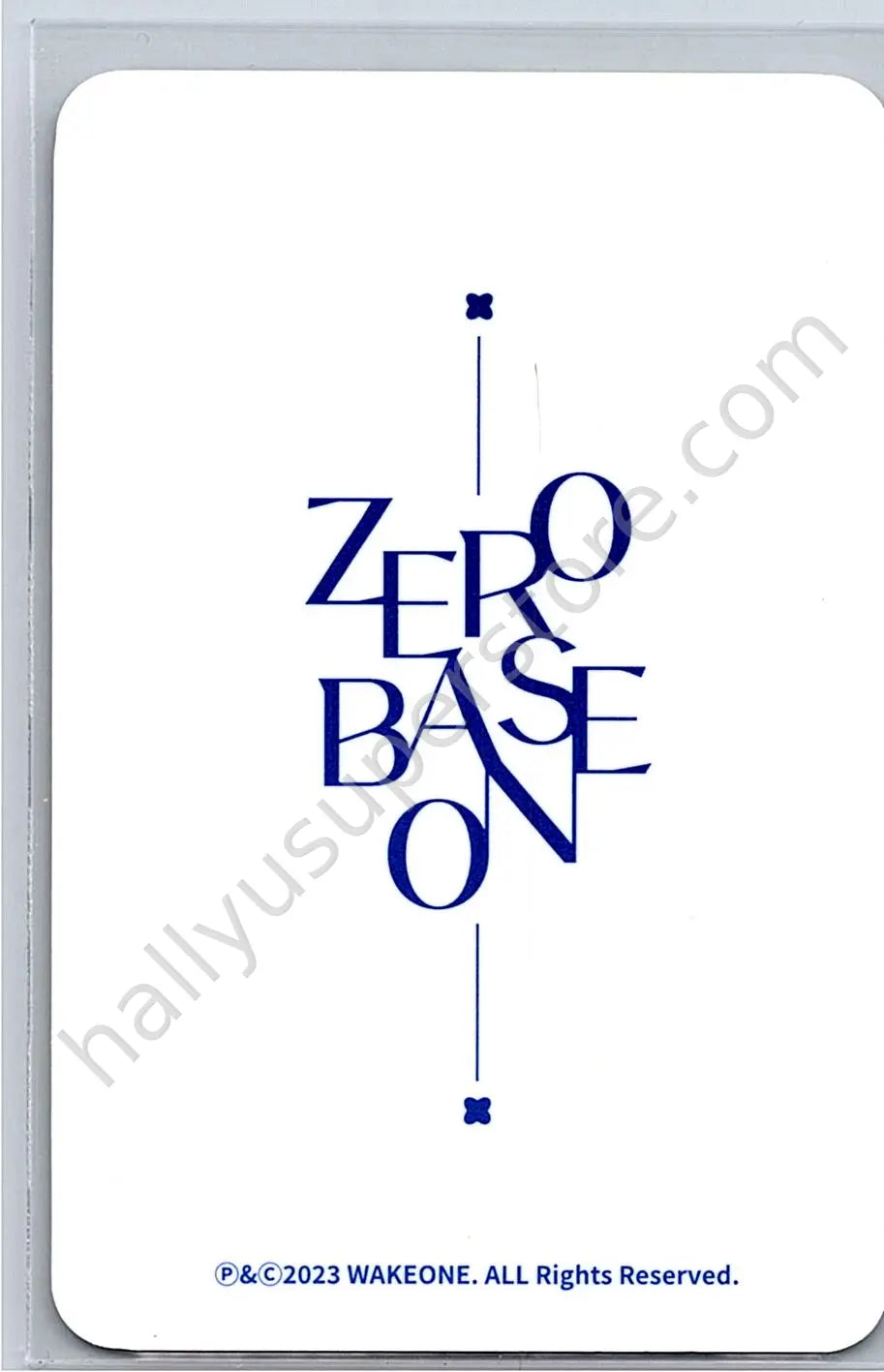 ZEROBASEONE - Hanbin - The Moving Seoul Pop-up Store L holder merch photocard photocard set white version
