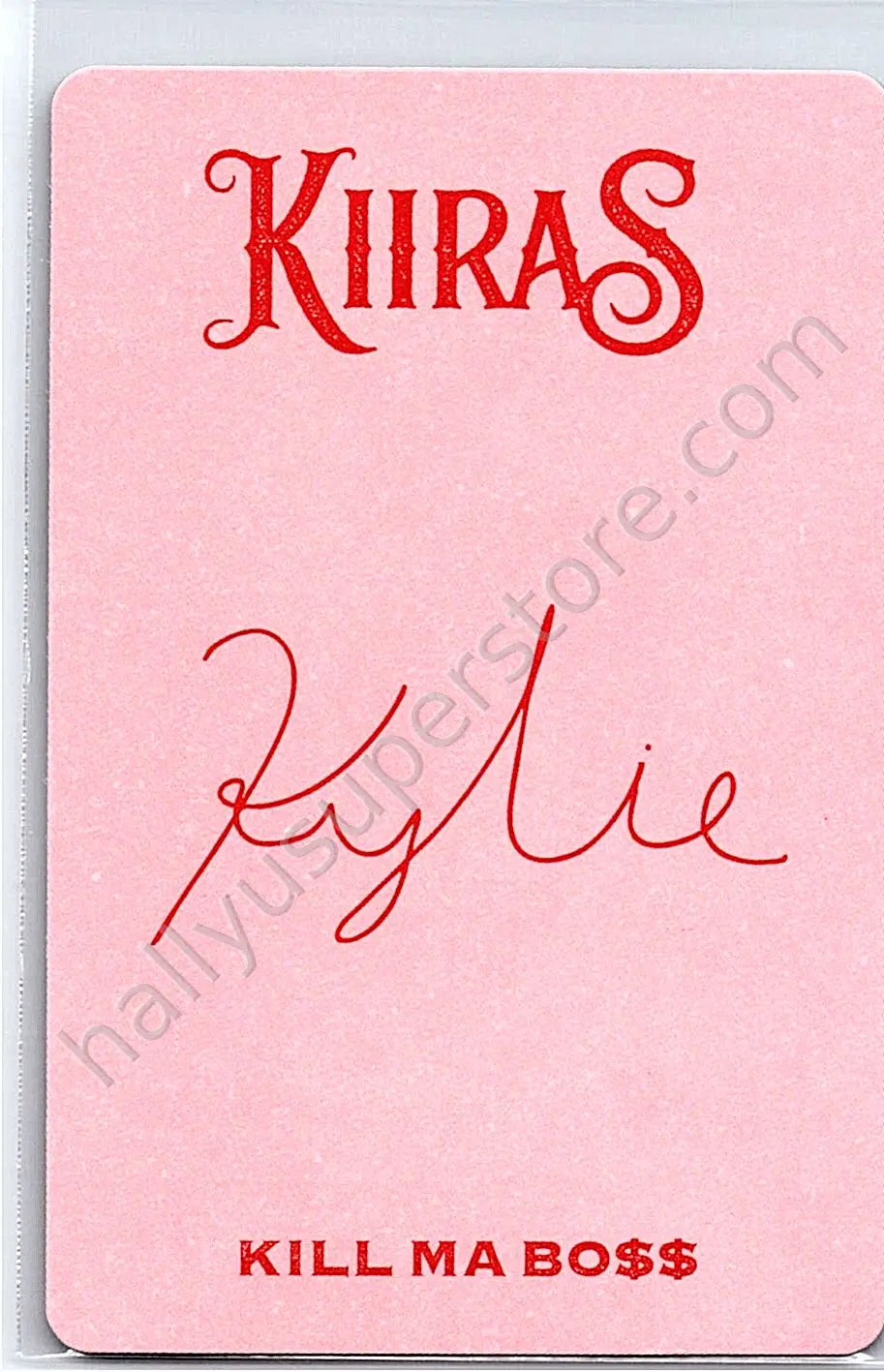 Kiiras - Kylie - Kill Ma Bo$$ ace version album photocard