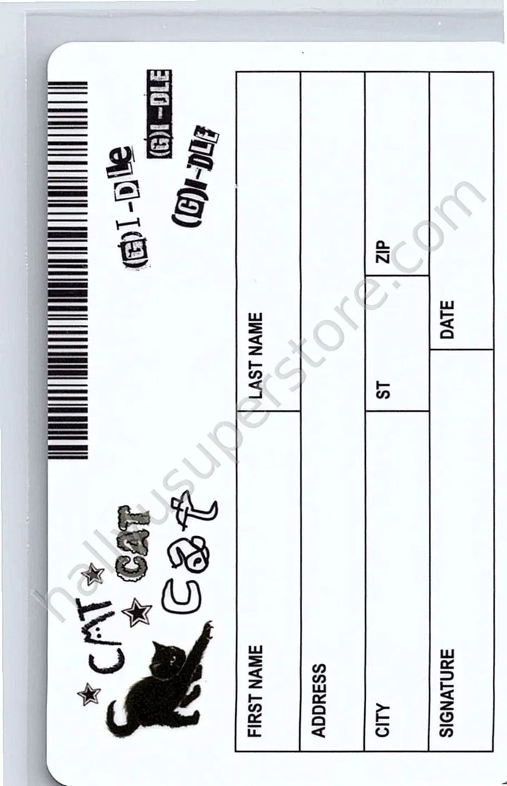 i-dle - Shuhua - I Feel - Identity Card
