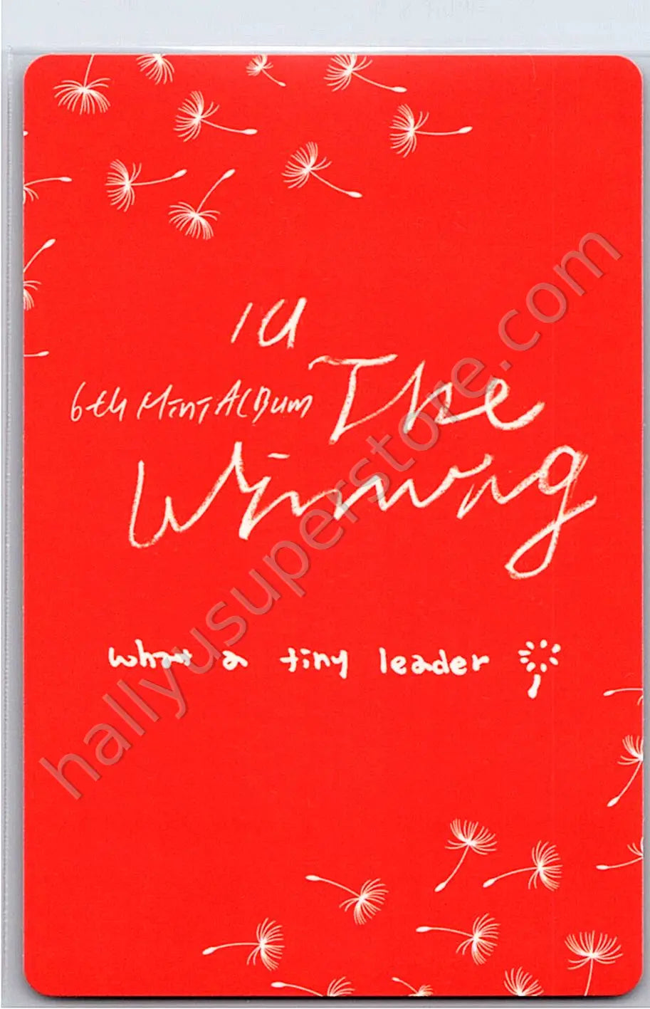 IU - IU - IU - IU - The Winning Album pre-order benefit I win Ver. random pc
