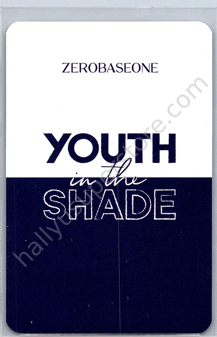 ZEROBASEONE - Hao - Youth in the Shade jump up lucky draw (LD) photobook version