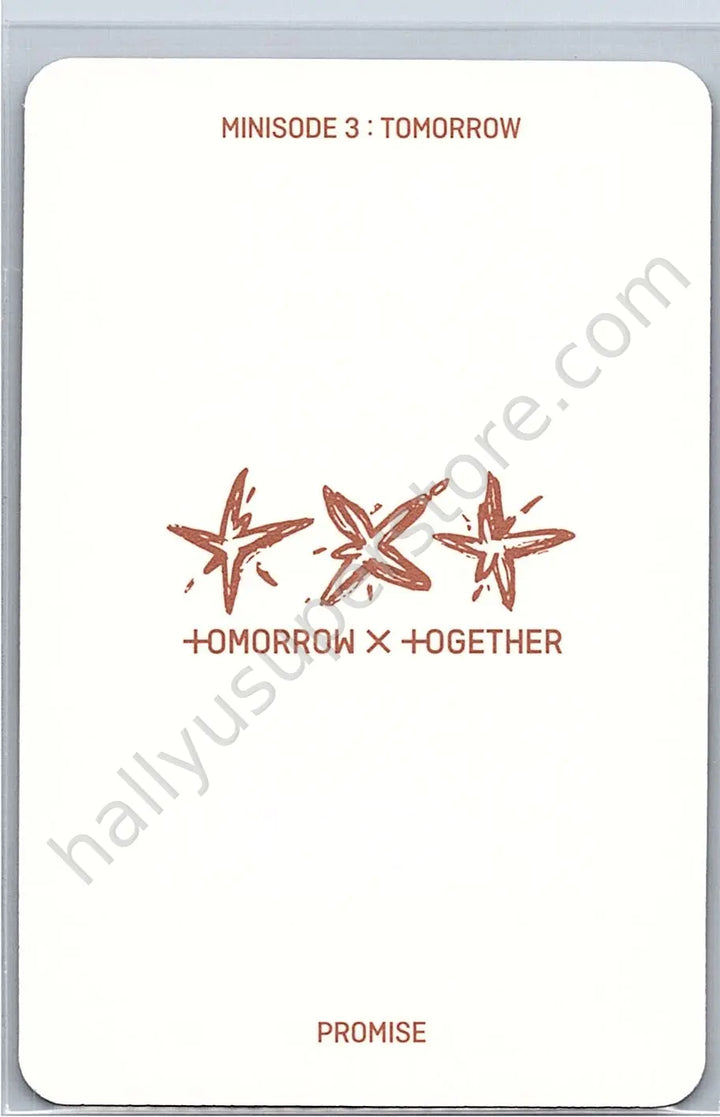 TOMORROW X TOGETHER - Yeonjun - Minisode 3: Tomorrow album photocard promise version