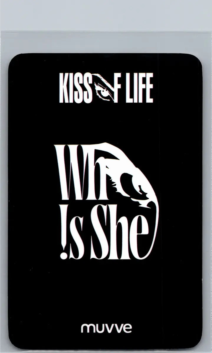 KISS OF LIFE "Who is she" - MUVVE Fansing Event Photocard (Who Ver.) [26.06.12]