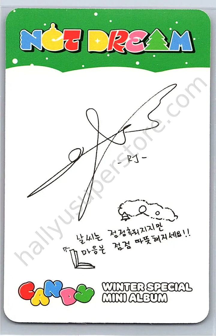 NCT DREAM - Renjun - Candy album photocard photobook version