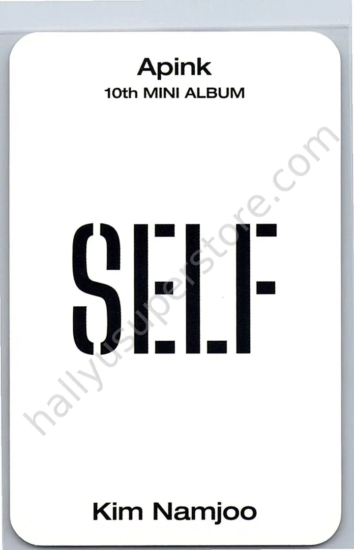 Apink - Namjoo - Apink - Namjoo - SELF Album album photocard poca album natural version