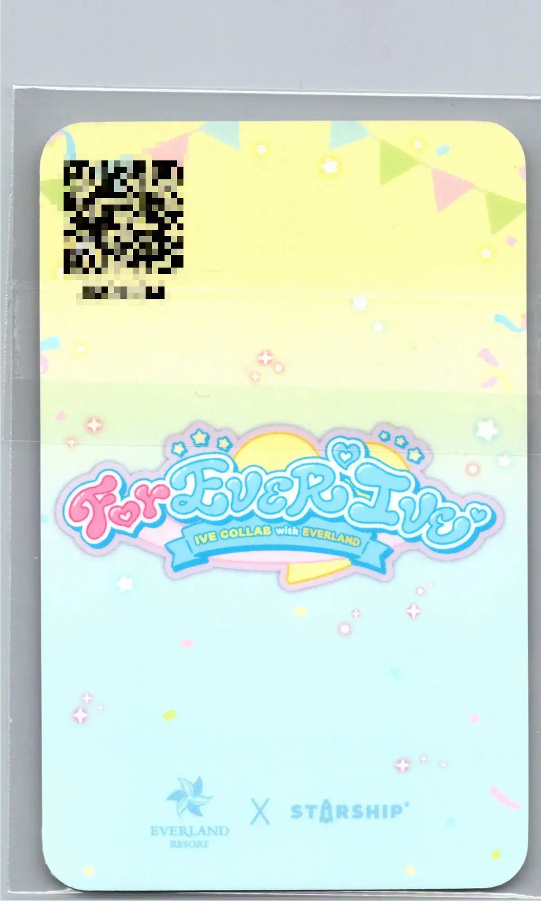 IVE - IVE COLLAB with EVERLAND <ForEVER IVE> POP-UP Store Photopass Event Photocard [26.07.02]