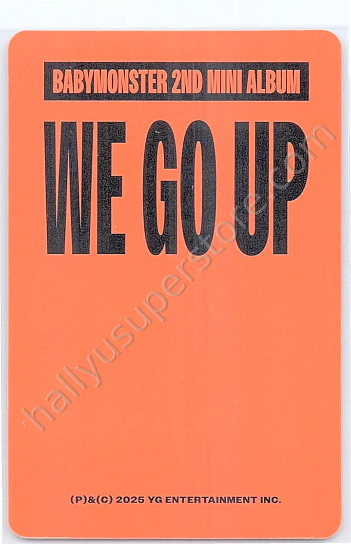 BABYMONSTER - Asa - WE GO UP Album go version album photocard