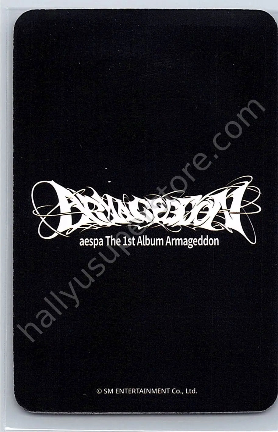 aespa - Winter - aespa - Winter - Armageddon Album soundwave pob (pre-order benefit)