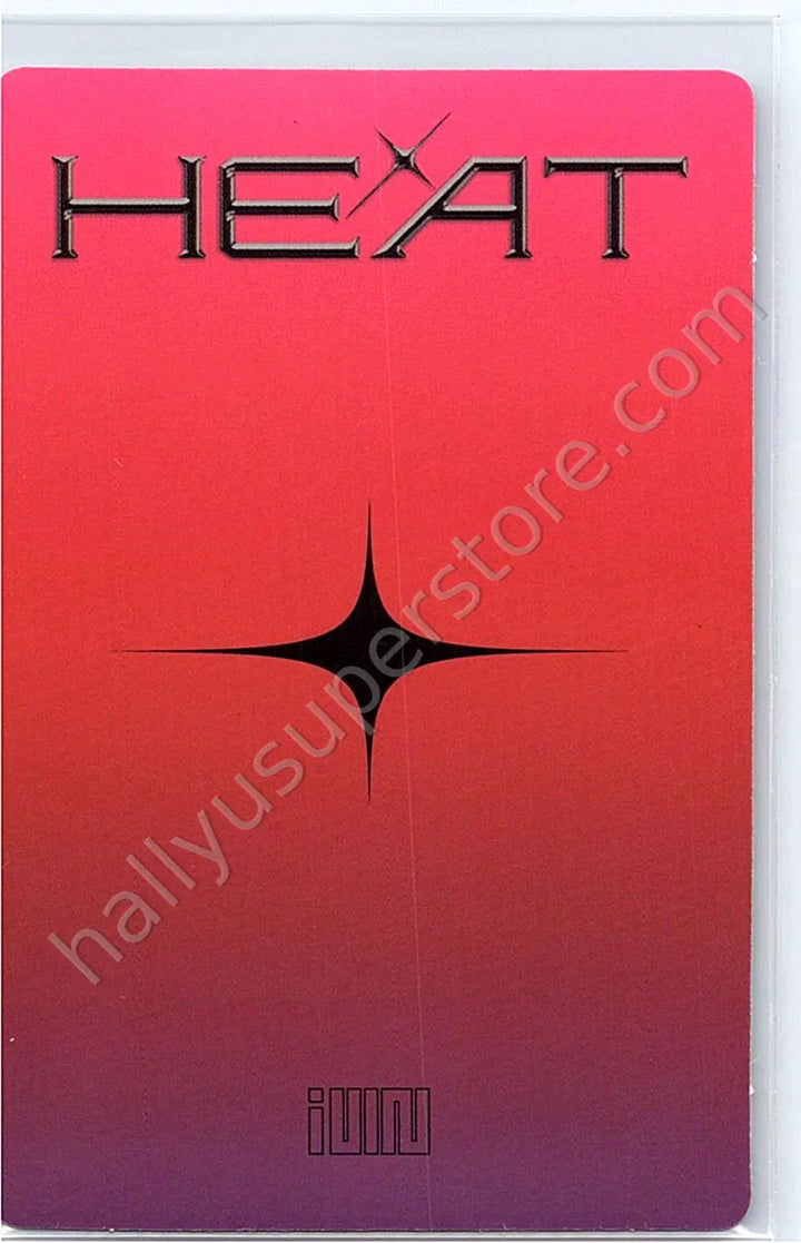 i-dle - Shuhua - HEAT album photocard english album flare version standard version