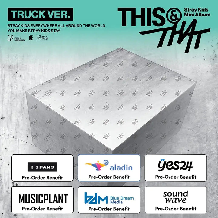 [Pre-Order] Stray Kids - THIS &amp; THAT (TRUCK VER.) + Pre-Order benefit (Choose Version)