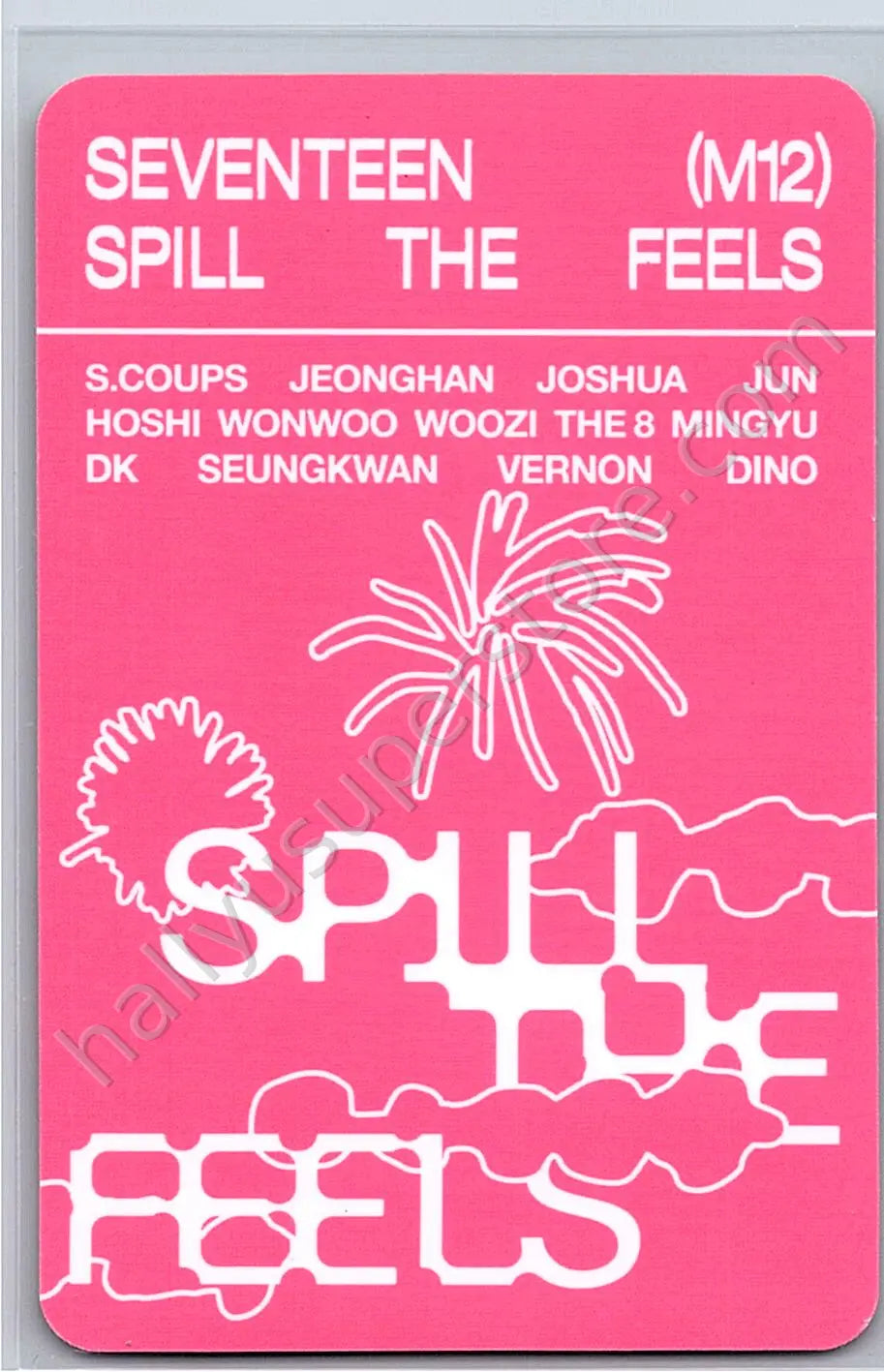 SEVENTEEN - Wonwoo - Spill the Feels album photocard carat version