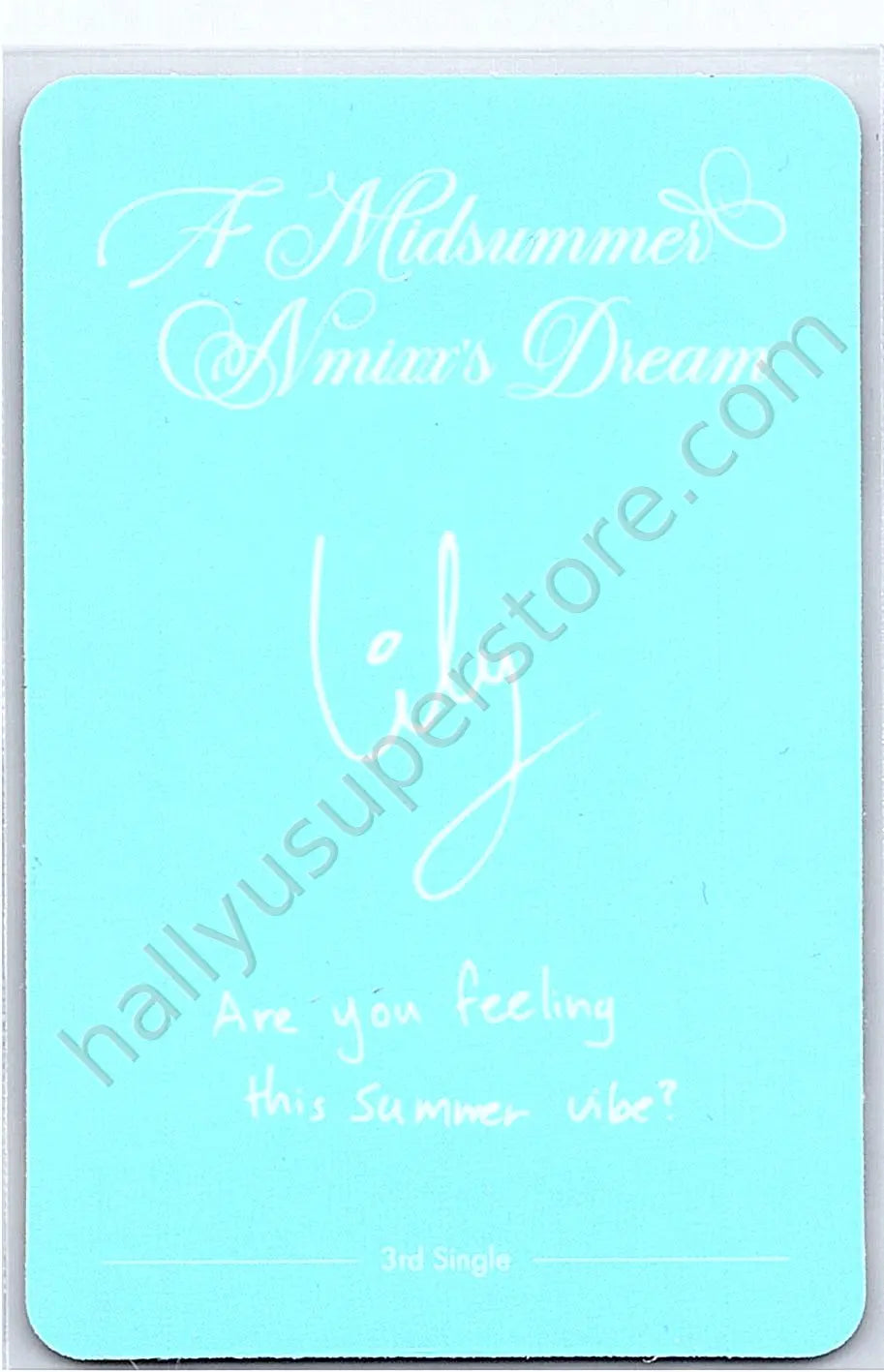 NMIXX - Lily - A Midsummer’s NMIXX’s Dream album photocard athens version