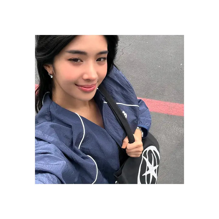 [Pre-Order] KATSEYE - KATSEYE Silver Logo Tote Bag