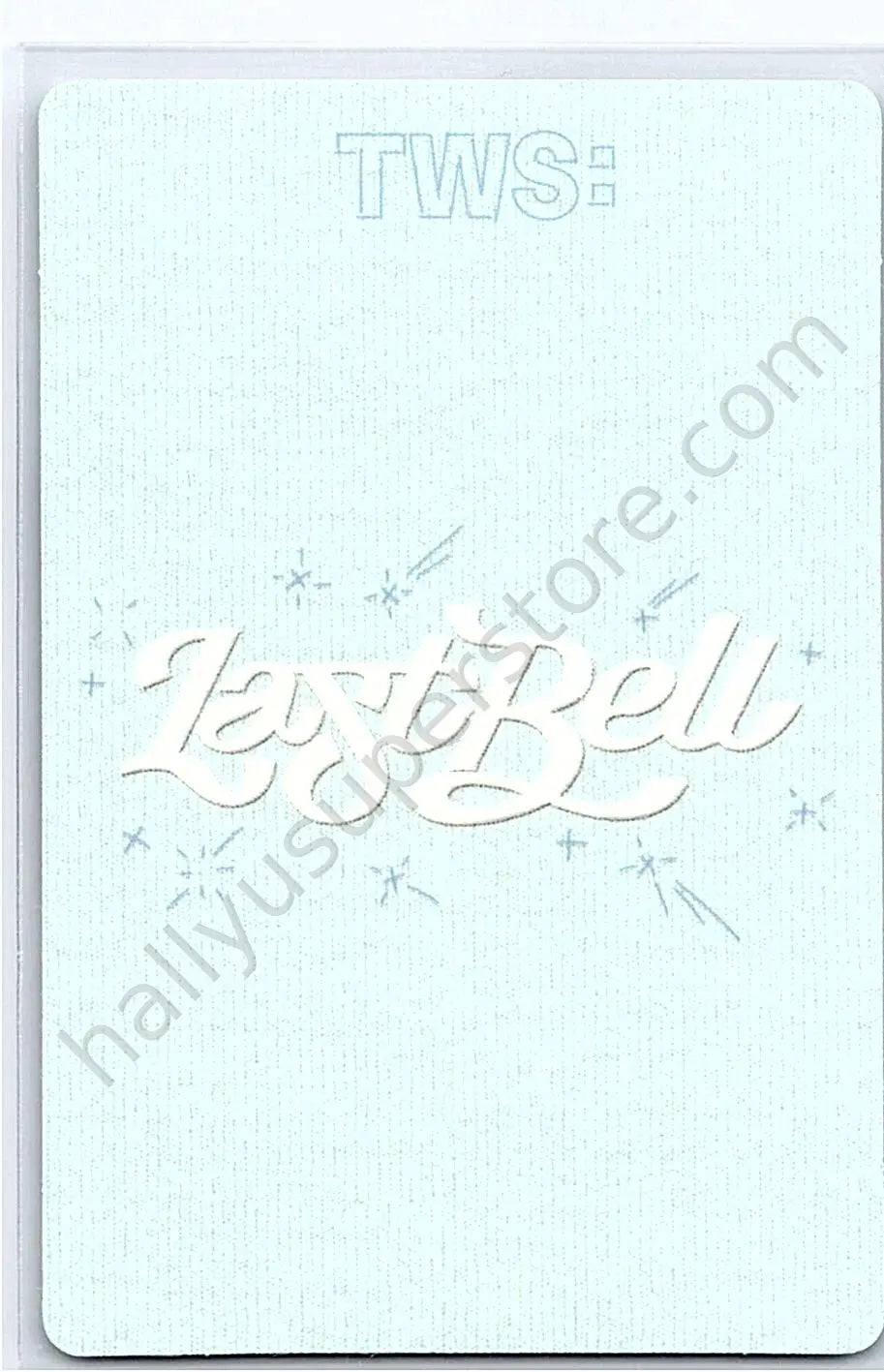 TWS - Jihoon - Last Bell album photocard B version compact version