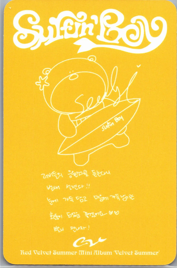 Red Velvet "Velvet Summer" - Official Photocard (Big Wave Ver.) [26.08.04]