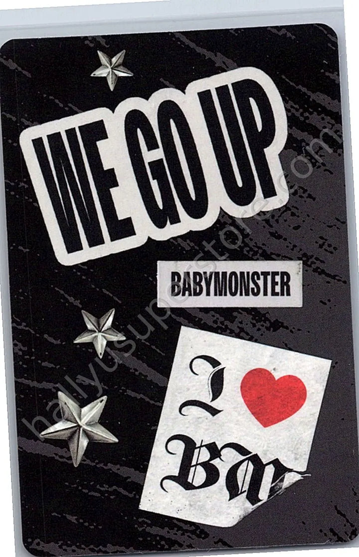 BABYMONSTER - Asa - WE GO UP album photocard first press only pattern version