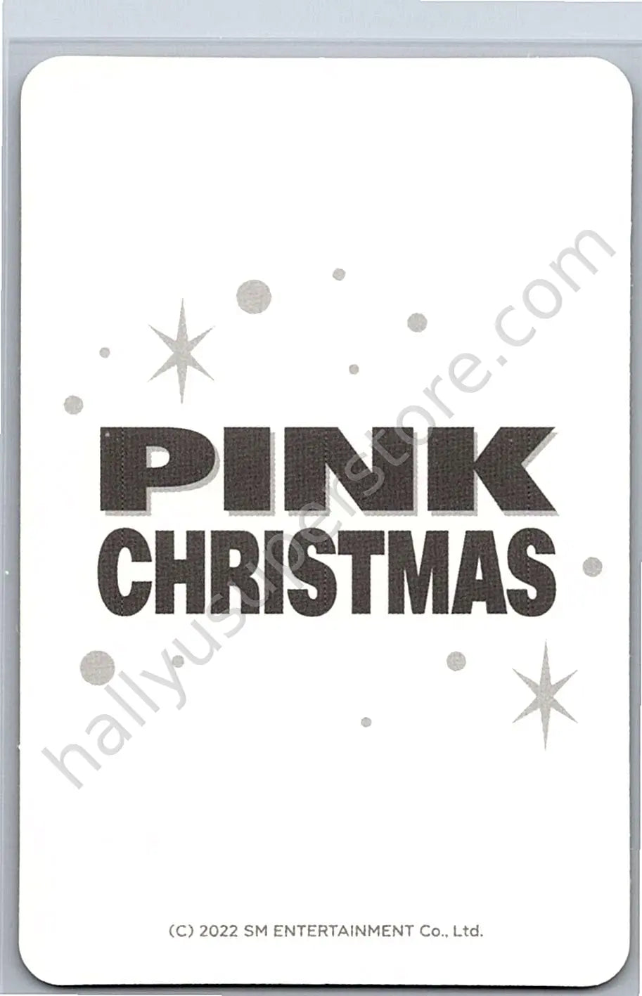 aespa - Karina - Pink Christmas (All) 2022 version trading card