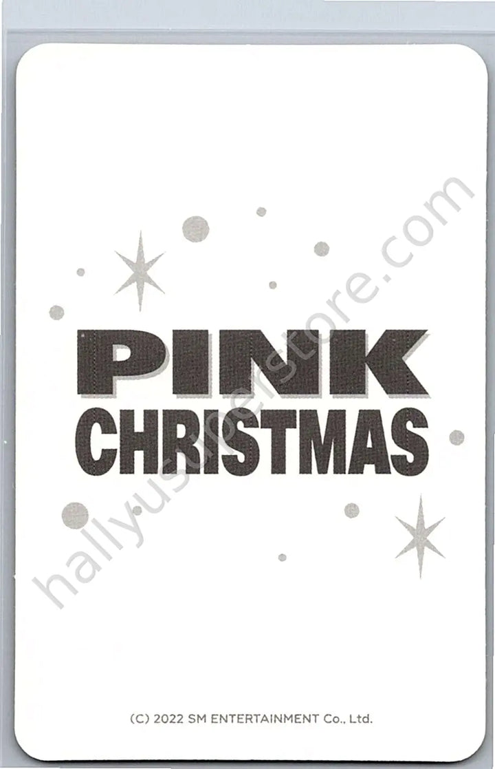 aespa - Karina - Pink Christmas (All) 2022 version trading card