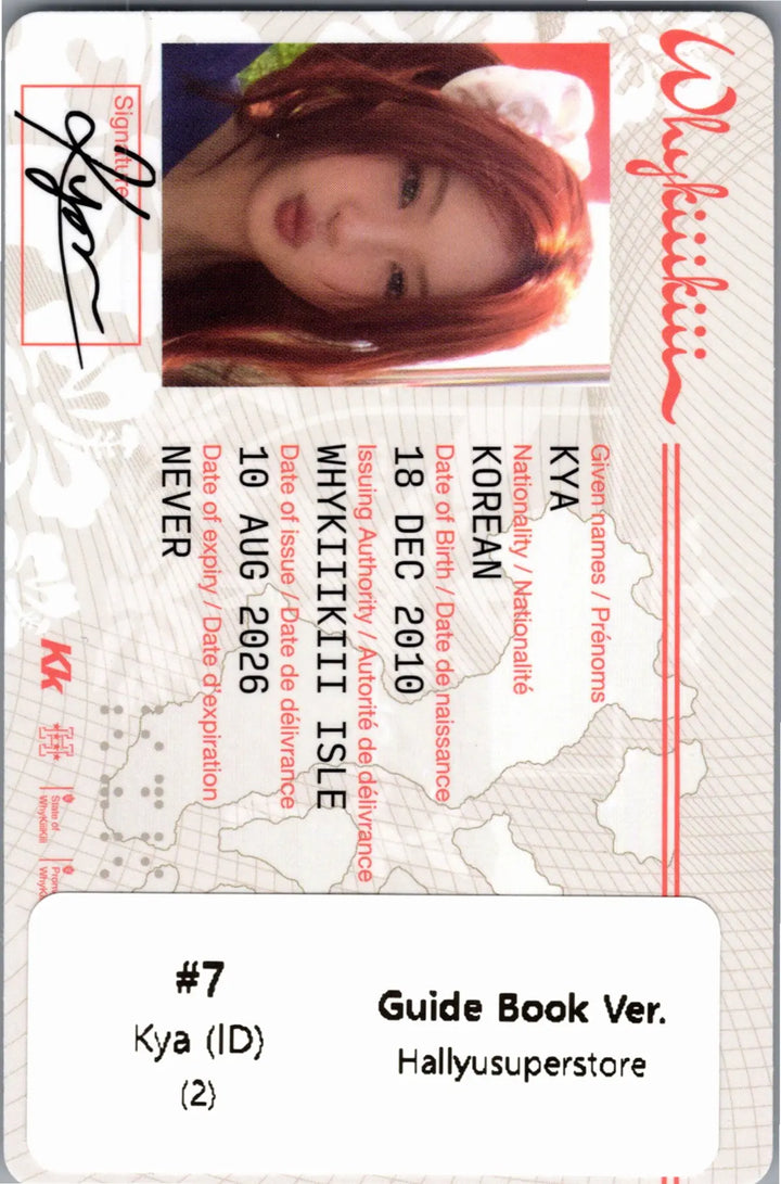 KiiiKiii "WhyKiiiKiii" - Official Photocard [26.08.18]