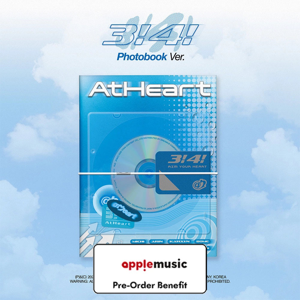 [Pre-Order] AtHeart - Single Album 3!4! (Photobook  Ver.) + Pre-Order Benefit (Choose Version)
