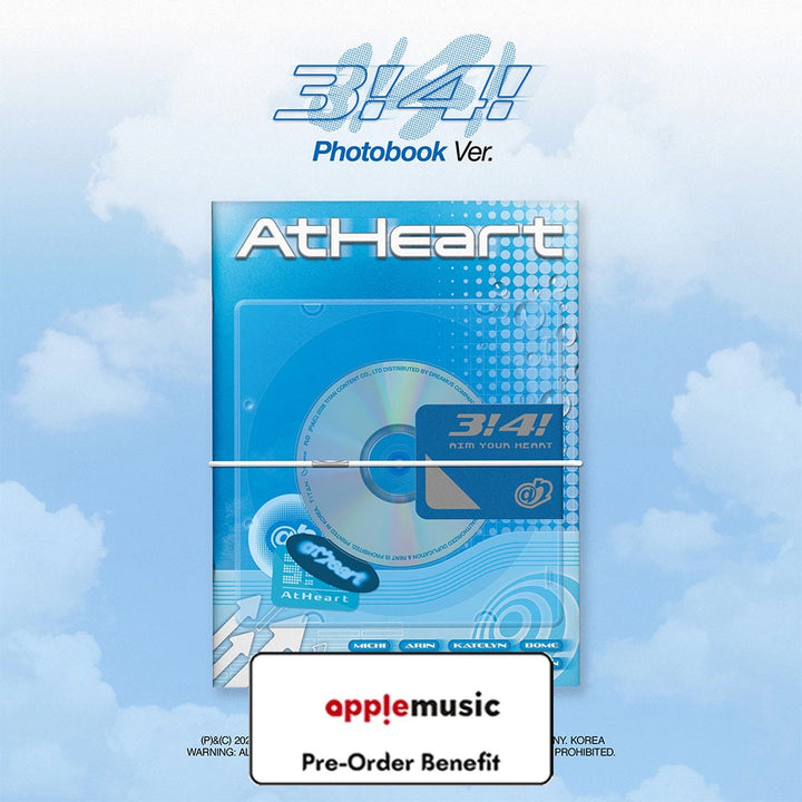 [Pre-Order] AtHeart - Single Album 3!4! (Photobook  Ver.) + Pre-Order Benefit (Choose Version)