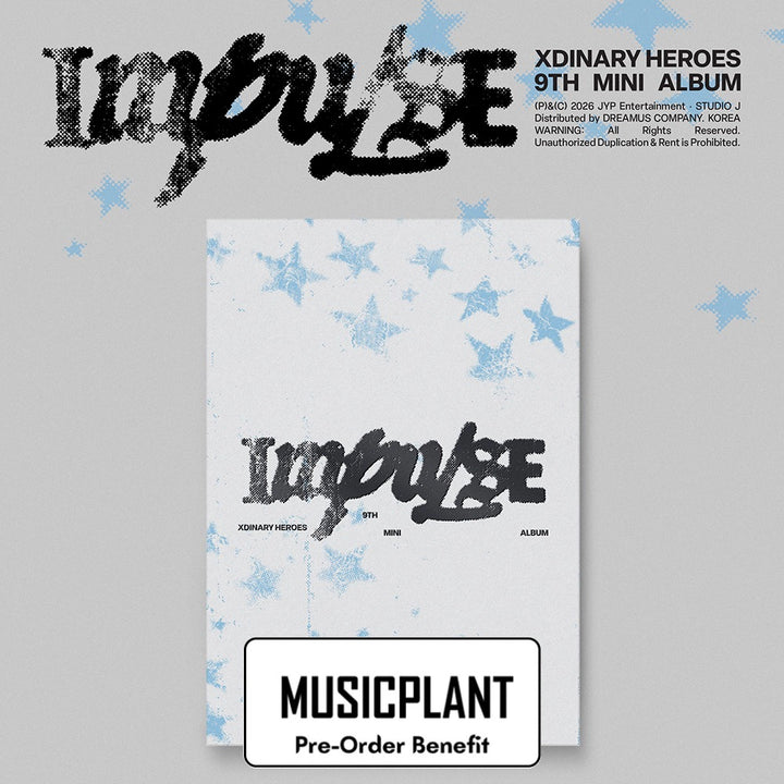 [Pre-Order] Xdinary Heroes - 9th Mini Album [IMPULSE] (POSTCARD BOOK Ver.) + Pre-Order Benefit (Choose Version)