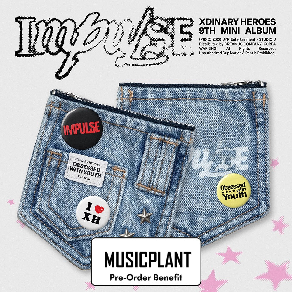 [Pre-Order] Xdinary Heroes - 9th Mini Album [IMPULSE] (DENIM POUCH Ver.) + Pre-Order Benefit (Choose Version)