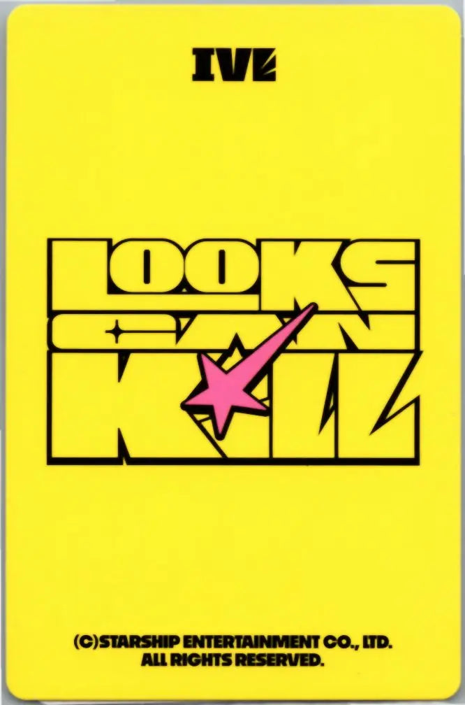 IVE "Looks Can Kill" - Official Photocard [26.10.27]
