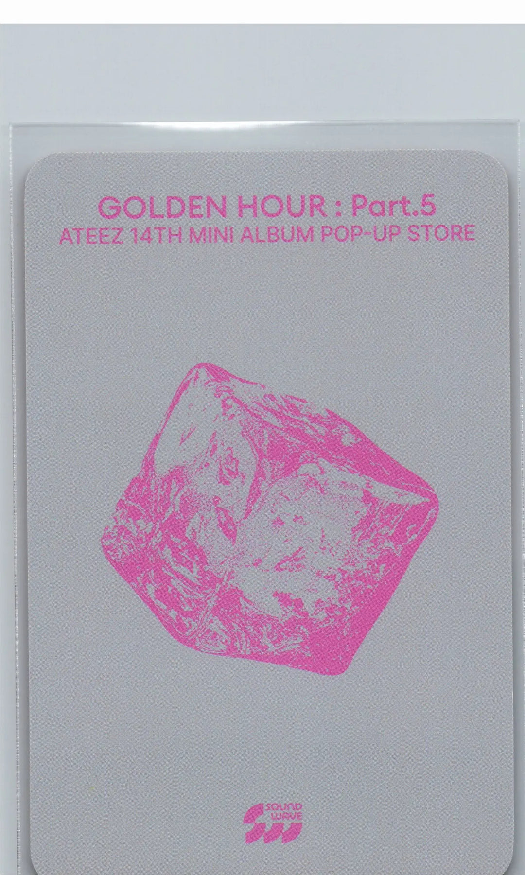 ATEEZ "GOLDEN HOUR : Part.5" - Soundwave POP-UP Lucky Draw Event Photocard, Card Sticker [26.06.26]