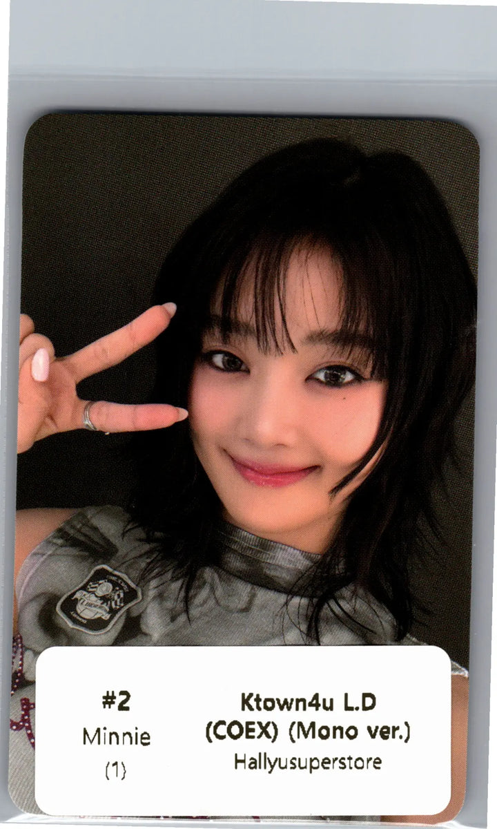 I-DLE "We made" - Ktown4U Lucky Draw Event Photocard (COEX)(Mono Ver.) [26.07.07]