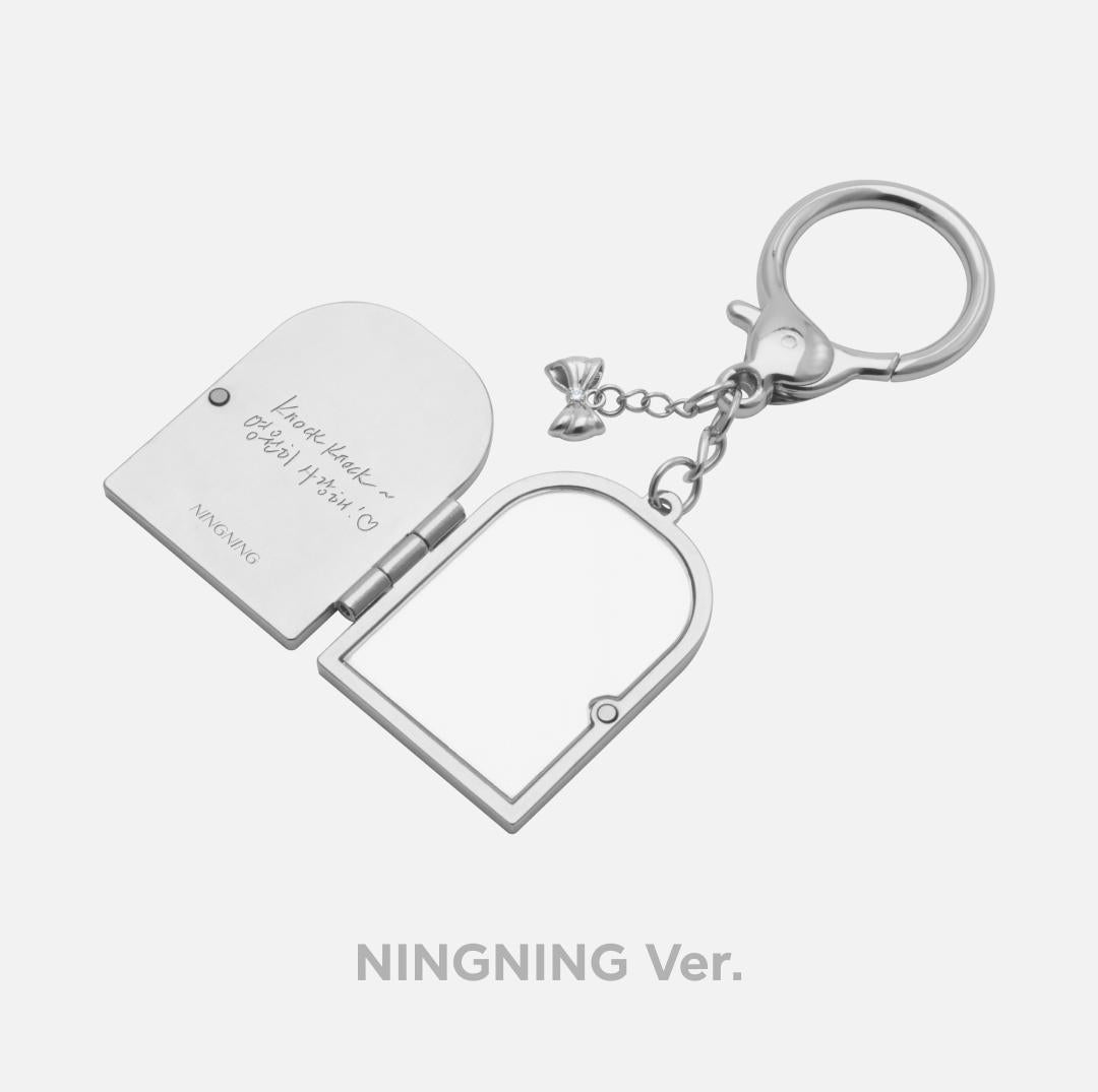 Aespa - "KNOCKIN On Your Heart" Official MD (Mirror Keyring, Ball Cap) - HALLYUSUPERSTORE