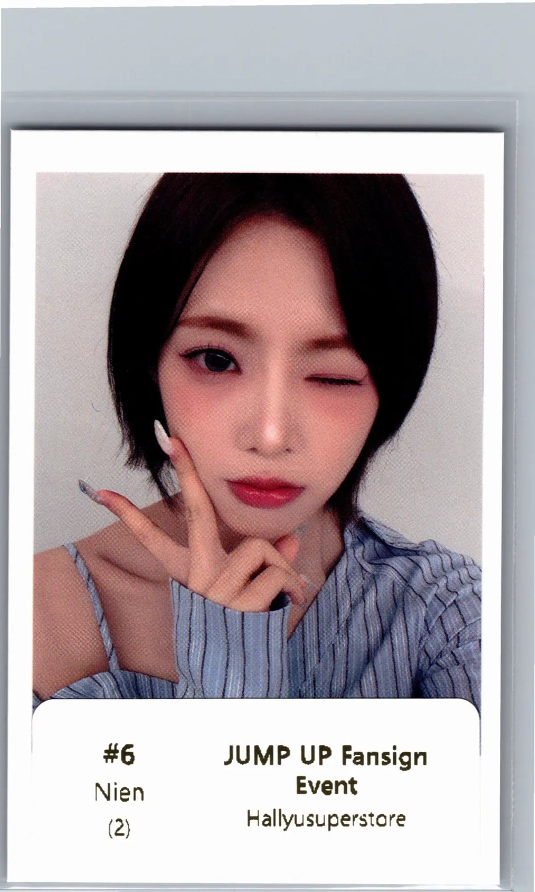 TripleS "LOVE&amp;POP pt.1" - Jump UP Fansign Event Polaroid type Photocard [26.07.06]