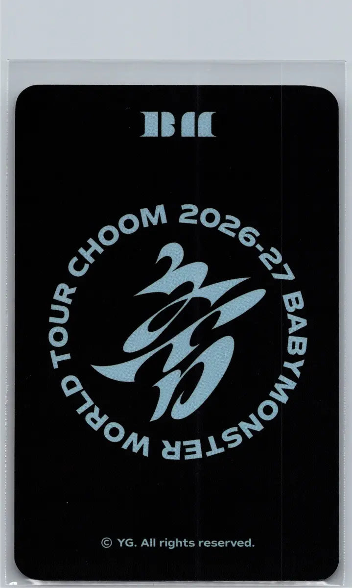 BABYMONSTER -"2026-27 BABYMONSTER WORLD TOUR" [CHOOM] Pop-Up Store Random Trading Photocard (2) [26.06.22]