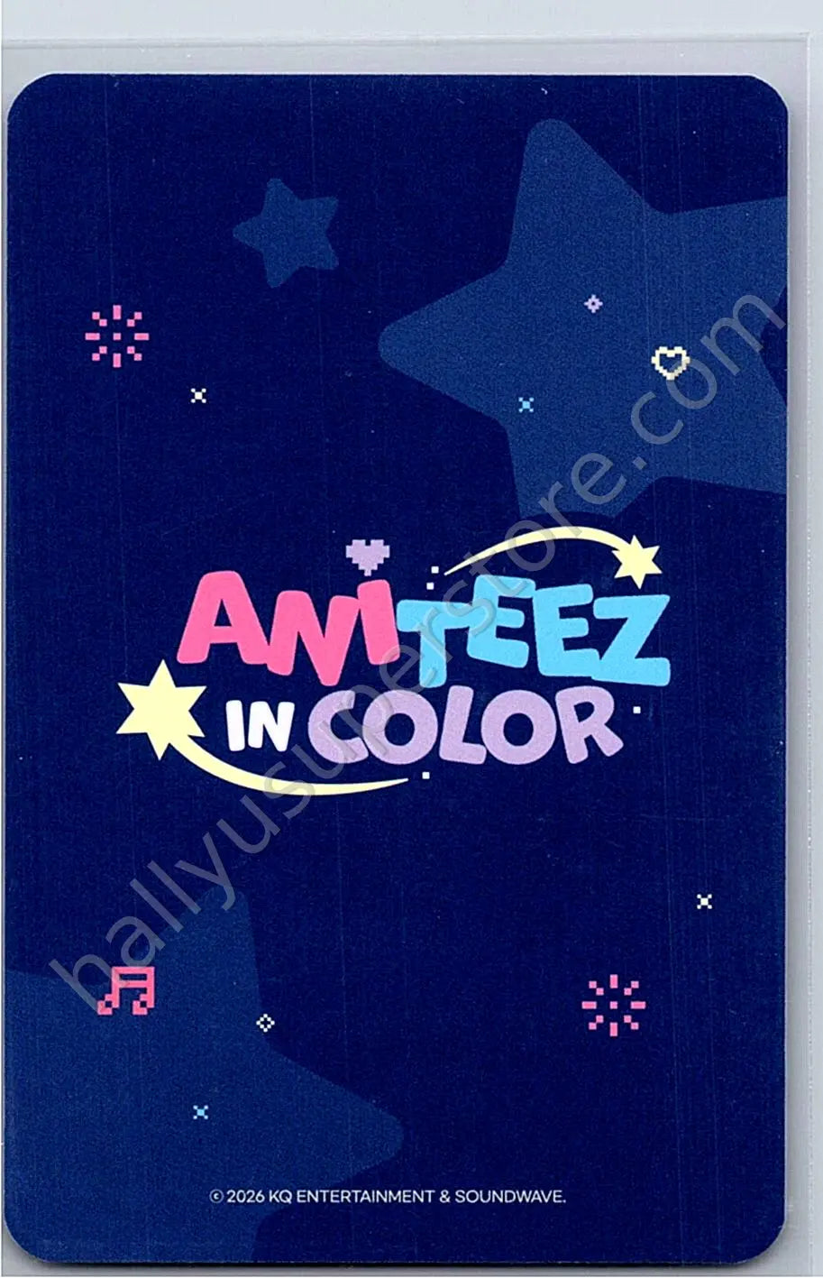 ATEEZ - Mingi - ANITEEZ IN COLOR trading card version 1
