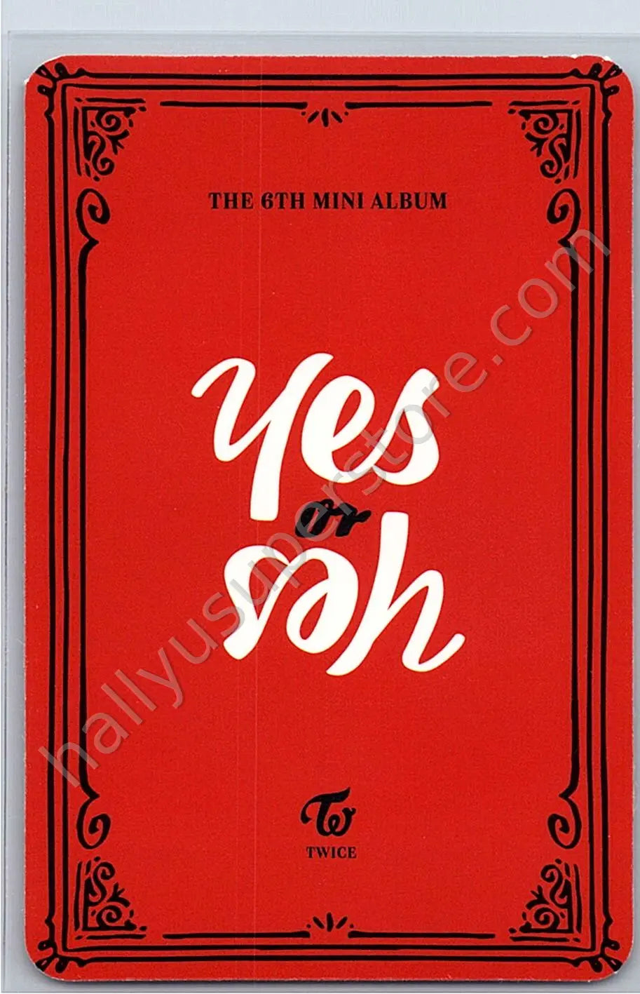 TWICE - Jeongyeon - YES or YES album photocard