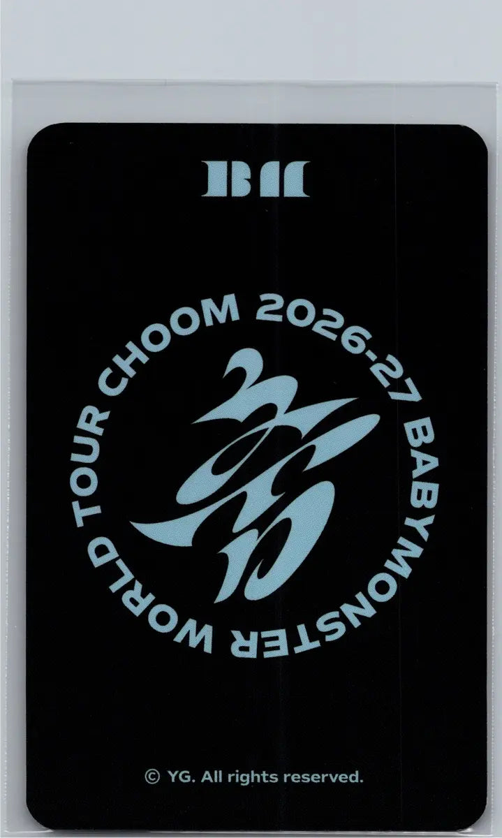 BABYMONSTER -"2026-27 BABYMONSTER WORLD TOUR" [CHOOM] Pop-Up Store Random Trading Photocard (1) [26.06.22]